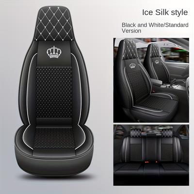 TEMU Universal Fit Covers Set Separate Headrests, , Non-woven Sponge Filled, Sedans, Suvs, And Trucks - Washable Vehicle Cushion Image