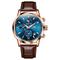 neue Olevs Olevs Marke Hand Herren Gürtel Business Uhr leuchtende Mondphase Chronograph Kalender multifunktionale Sportuhr einfache wasserdichte Freizeit Herrenarmbanduhr