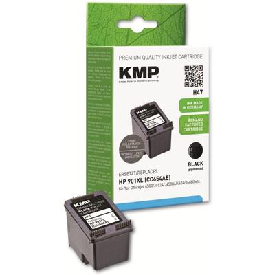 KMP - Tintenpatrone kompatibel für hp 901XL (CC654AE), schwarz