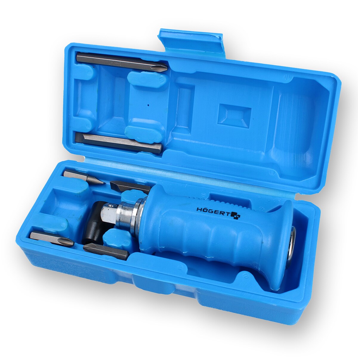 Schraubenzieher 9-tlg Satz Högert Hand-Schraubenlöser Gummigriff Hammerauslösung Image