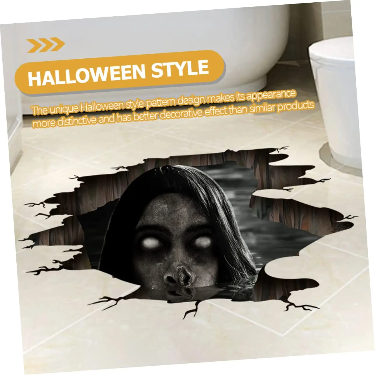 3D Halloween Wanda uf kleber abnehmbare Vampir Zombie Wandt attoos Halloween Party Dekorationen liefert für zu Hause Wohnzimmer Schlafzimmer Image