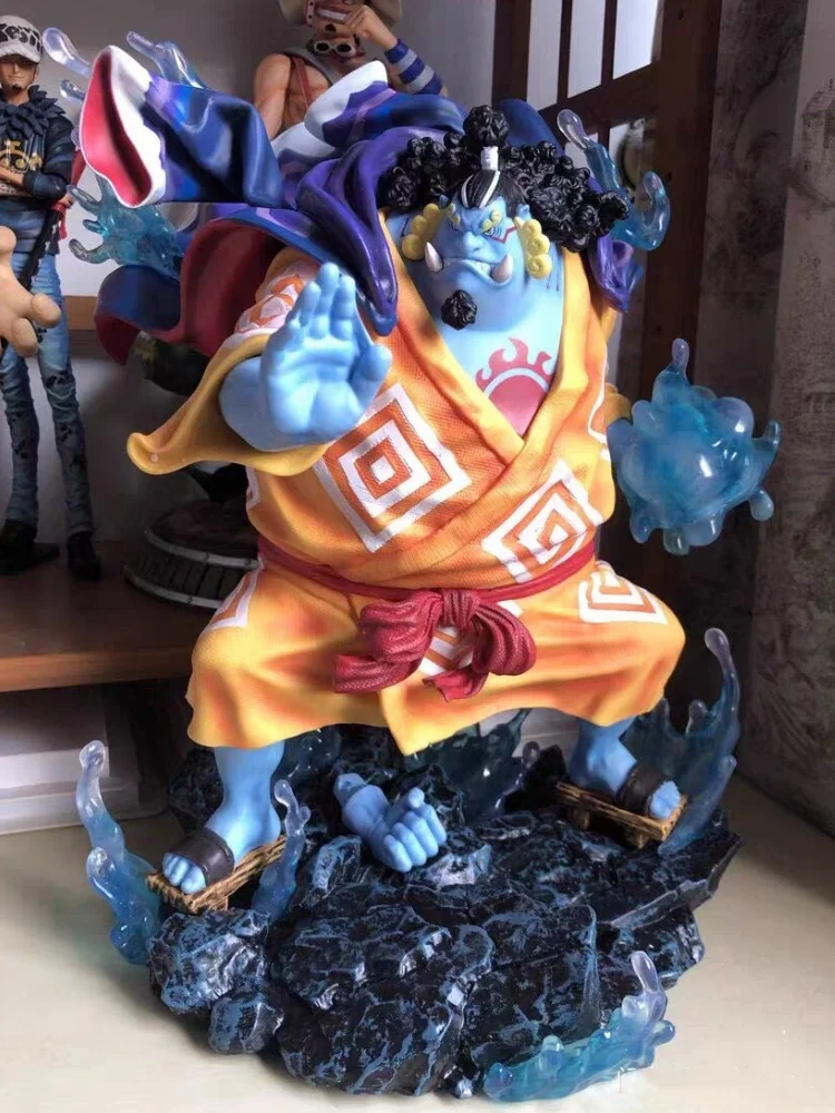 32 cm One Piece Anime Figur Jimbei Oka Shichibukai Gk PVC Action Figure Sammeln Bifthday Für Geschenke PVC Modell Figur Image