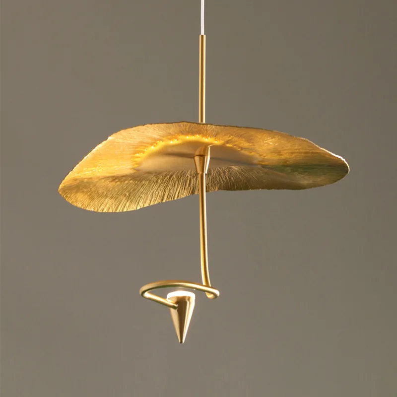 Moderne kreative Kupfer LED Kronleuchter für Wohnzimmer Restaurant Küche Schlafzimmer Designer hängende Lampe Kunst Dekor Leuchte