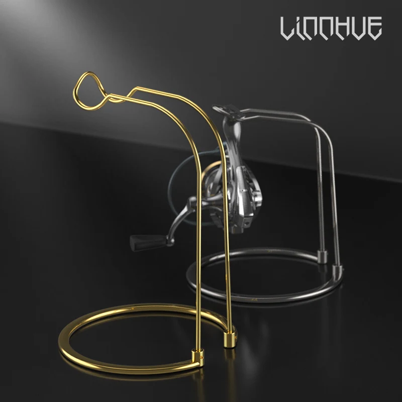 Angeln Reel Display Halter Edelstahl Spinning Reel Ständer Rack Unterstützung Lagerung Langlebiges Zubehör Image