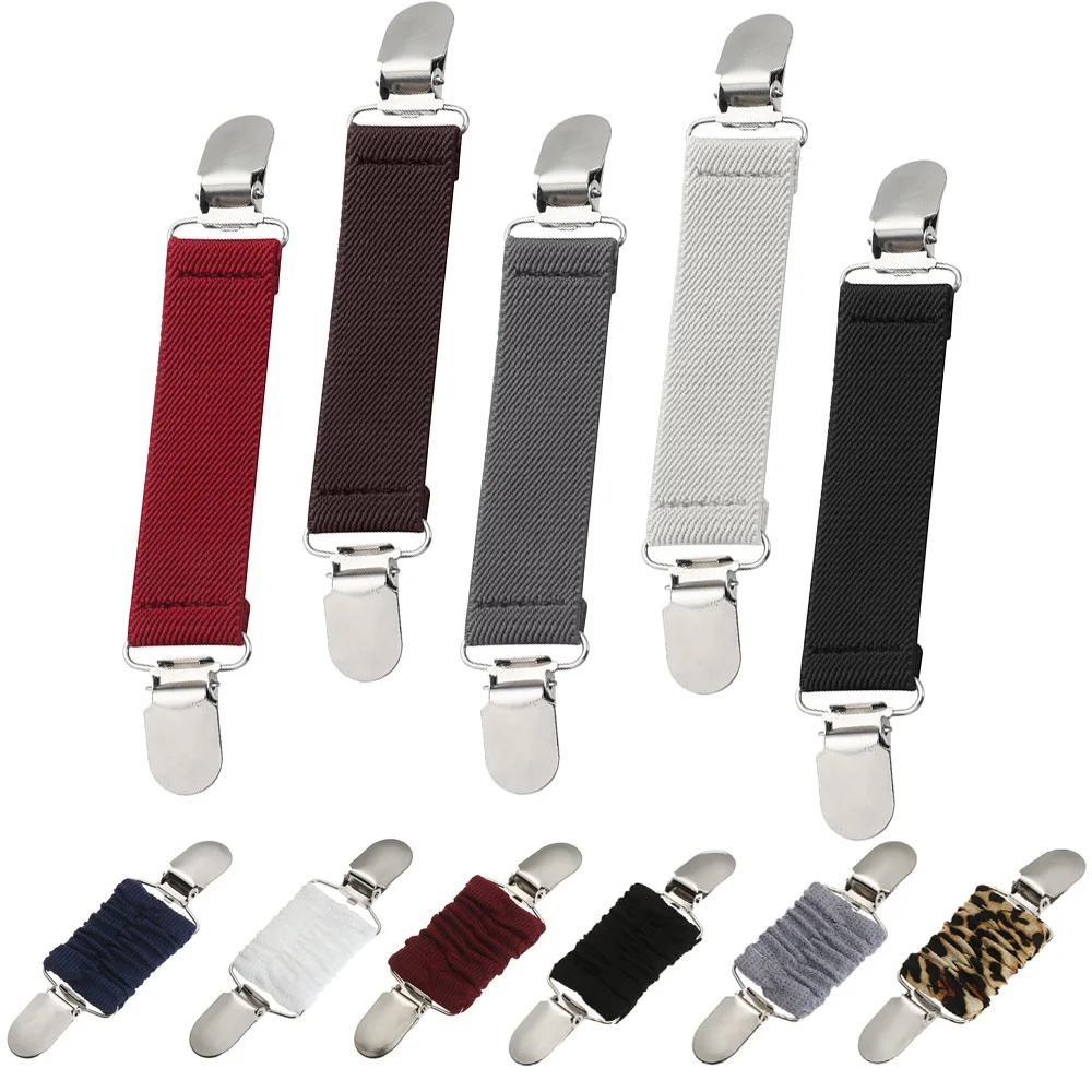 1Pc Frauen Fit Kleid Cinch Clips Strickjacke Pullover Bluse Schal Clips Hemd Kragen Ente Clip Verschlüsse Charme DIY Schnalle zubehör Image