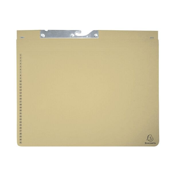 EXACOMPTA 25er-Pack Pendelhefter Karton DIN A4 rosa, 27.5x31.8 cm Image