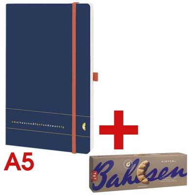 Buchkalender Wochenplan A5 »Chronobook Origins Edition« Softcover 2025 inkl. Geb blau, Chronoplan, 13.5x21 cm