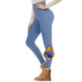 Per donna Pantaloni da yoga Leggings da yoga Leggings foderati in pile Calore Termico Vita Alta Yoga Allenamento in Palestra Pilates Collant Nero Bianco Viola scuro Pile Autunno Inverno Gli sport