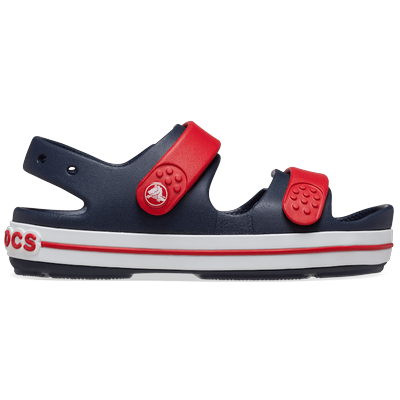 Crocs Navy / Varsity Red Kids' Crocband™ Cruiser Sandal Shoes