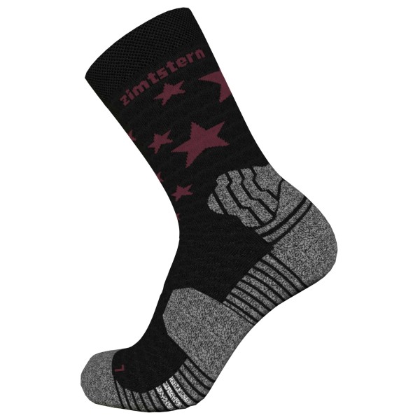 Zimtstern - Techsockz MTB Performance Socks - Multifunktionssocken 36-39 | EU 36-39 schwarz