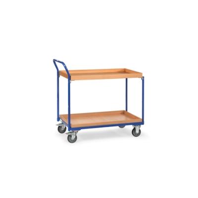 Fetra Tischwagen, Tragl. 300kg, Griff Holzkasten, Ladefl. LxB 1000x600mm, Holzkästen Image