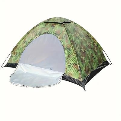 Waterproof And Uv Resistant Multiplayer Camouflage Tent For Outdoor Travel Hiking Camping And Glamping