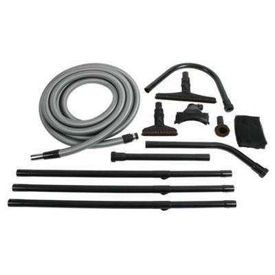 25' Residential Central Vacuum High Reach System with Four Piece Tool Kit and 30 Foot Hose #93444