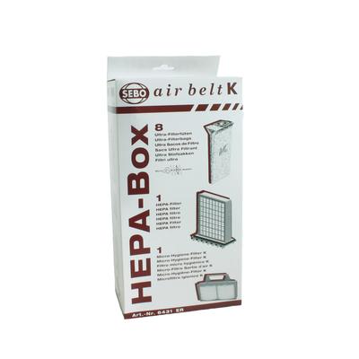 Sebo K Series Canister Vacuum Genuine HEPA Service Box #6431ER