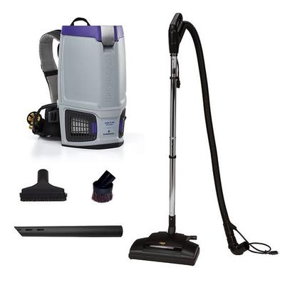 ProTeam GoFit 6, 6 quart Backpack Vacuum #107769 with Wessel Power Nozzle Kit #103224