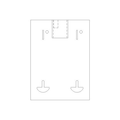 JE Adams Faceplate - Pin Lock - Dual Coin Slots - Air/Vac & Water/Vac #8609RW