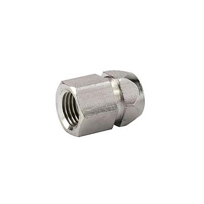 JE Adams Plated Steel Wand End - 1/4 FPT x 1/4 FPT #5151