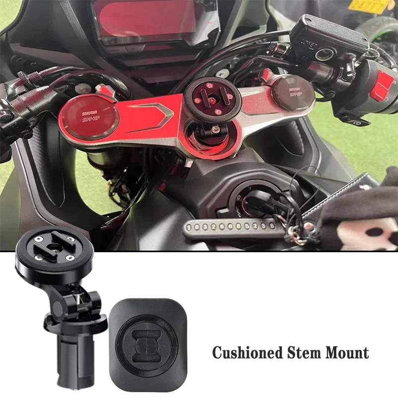 Support de téléphone, tige d'arbre, montage central, Module Anti-vibration, adaptateur de verrouillage rapide, connexion du support de Smartphone de moto pour Ducati BMW