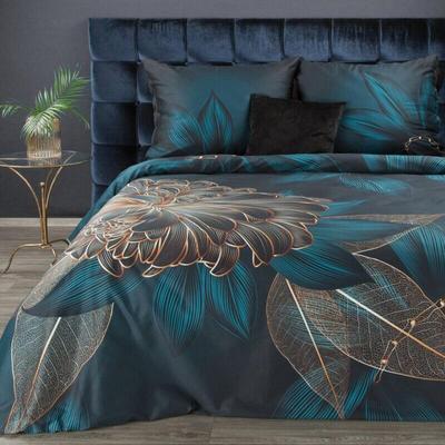 PREMIUM-SATIN-BETTWÄSCHE-SET 6 180 x 200 CM SCHWARZ