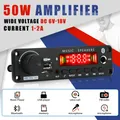 DC 12V 50W Amplificatore Bluetooth 5.0 Lettore MP3 Scheda di decodifica Radio FM TF USB 3.5mm Modulo AUX Ricevitore Bluetooth Kit per auto Audio
