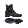 Rieker Damen Stiefelette, Gr. 45, schwarz, Leder