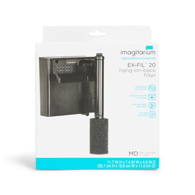 Imagitarium EX-FIL 20 Hang-On-Back Filter, 10-20 Gallons