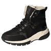 Winterboots MUSTANG SHOES, Damen, Gr. 39, schwarz, Lederimitat, unifarben, sportlich, Schuhe, Schnürboots, Outdoorboots, Warmfutter, mit Schaftrandpolsterung