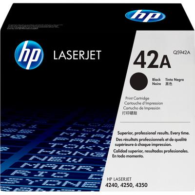 HP Tonerkartusche "42A Original LaserJet" Tonerpatronen schwarz