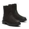 Winterstiefelette TIMBERLAND "BRIMFIELD MID WARM LINED BOOT", Damen, Gr. 41,5, schwarz (schwarz full grain), Leder, sportlich, Schuhe, Winterstiefel, Winderboots, Winterschuhe, gefüttert