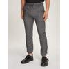 Relaxhose CALVIN KLEIN "WOOL-BLEND-STRETCH S&P JOGGER", Herren, Gr. 33, Länge 32, schwarz-weiß (ck schwarz, hellweiß), Web, Obermaterial: 58% Polyester, 38% Wolle, 4% Elasthan, unifarben, casual, regular fit, Hosen, mit Kordelzug