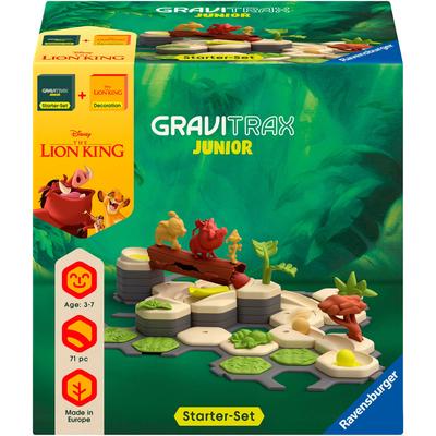 Kugelbahn-Bausatz RAVENSBURGER "GraviTrax Junior Starter Set Disney Lion King" Kugelbahnen bunt Kinder Made in Germany