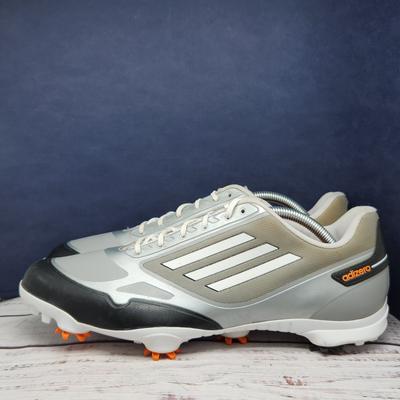 Adidas Shoes | Adidas | Adizero One Golf Shoes Sneakers Metallic Gray Size Men's 11.5. Nw/Otags | Color: Gray/White | Size: 11.5