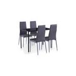 Mobilier De Salle À Manger 5 Pcs Gris