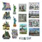 USA New York Magneti per frigorifero Turismo Souvenir Frigorifero Adesivo magnetico Decorazione Collezione Regalo