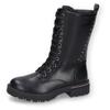 Winterboots DOCKERS BY GERLI, Kinder, Gr. 36, silber (schwarz, silber), Lederimitat, modisch, Schuhe, Biker Boots, Stiefel mit Reißverschluss