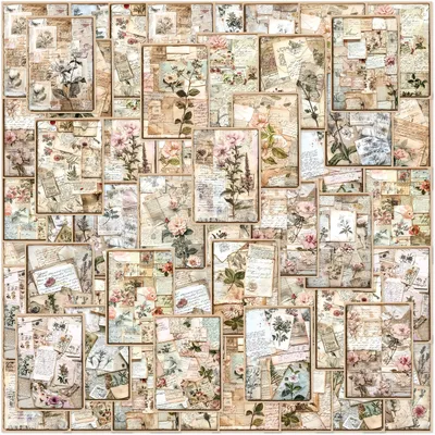 40 stücke Rose inspirierende Phrase a6 (14x10) cm Vintage-Stil DIY dekoriert Notebook Wasser Tasse Image