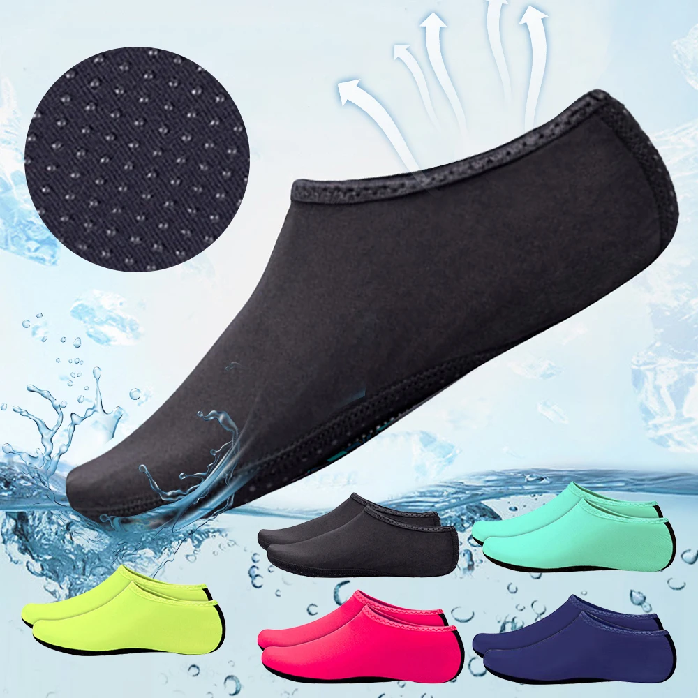 Tauch schuhe Frauen Aqua Schuhe Männer Strand Schwimmen Wassersport Socken Barfuß Sneaker Fitness Tanz Schwimmen Surfen Schnorcheln Schuh Image