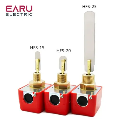 HFS-25 HFS-20 HFS-15 Paddle Water Pump Flow Sensor Switch Water Flow Switch NPT 1" 1/2" 1/4" Liquid Level Controller Switch