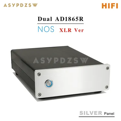 HIFI Stereo Dual AD1865R NOS DAC Hifi Audio Decoder Supports RCA Analog and XLR Balanced outputs