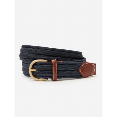 J.McLaughlin Men's Ray Belt Navy, Size 38 | Cotton