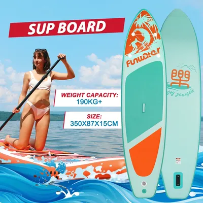 Stand Up Paddleboard SUPFW28C Inflatable Paddle Board with SUP Accessories, Wide and Stable Design