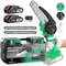 Mini Chainsaw Cordless 6 Inch Handheld Rechargeable Chain Saw With, Small Electric Chainsaws Battery