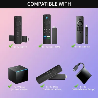 Voice Remote Control L5B83G (3rd Gen) - Perfectly Fits AMZ TV Stick (2nd, 3rd, Lite, 4K) & Fire TV