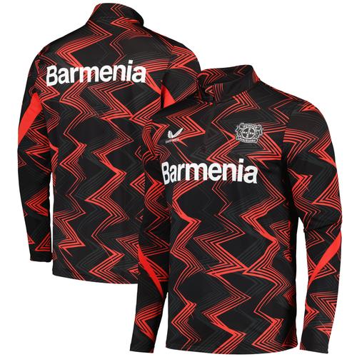 Bayer Leverkusen Castore League Matchday 1/4 Zip Midlayer - Schwarz