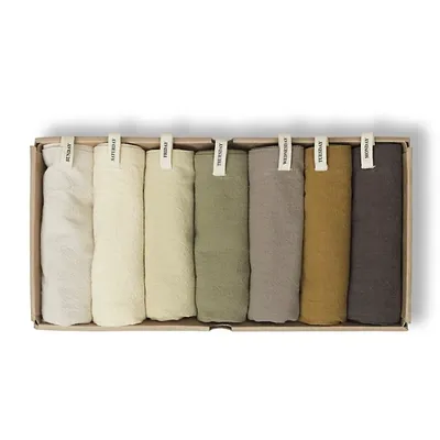 ferm LIVING Day Tea Towel, Set of 7