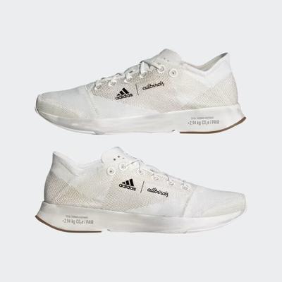 Adidas Shoes | Adidas Womens Lace Up Adizero X Allbirds 2.94kg Co2e Athletic Shoes White Nwt | Color: White | Size: 8