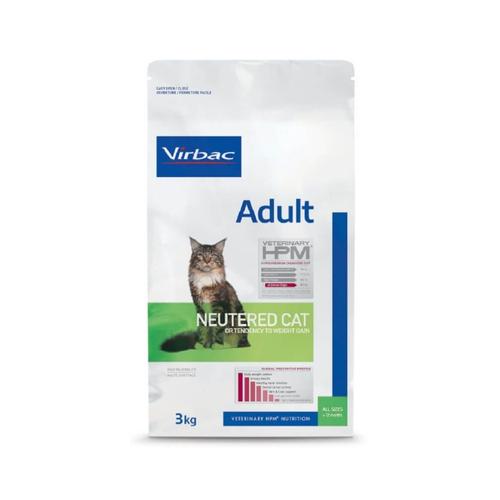 3kg Virbac Veterinary HPM Adult Lachs Neutered & Entire Cat