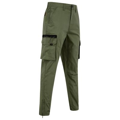 Trousers Costello Cotton Blend Multi-Pocket Cargo Trousers in Dusty Olive / S - Tokyo Laundry