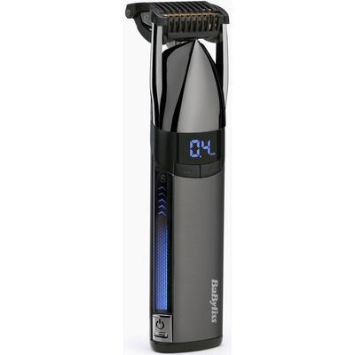 Bartschneider BABYLISS "Super-X Metal Stuble Trimmer S991E" Haarschneider schwarz (schwarz chrom) Präzises Styling mit japanischen Klingen