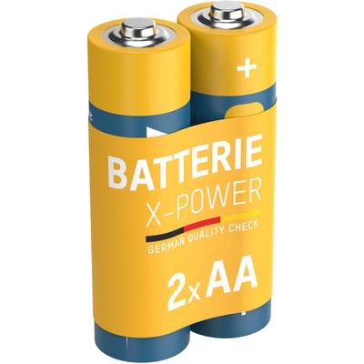 X-Power Alkaline Batterie Mignon aa / LR6 2er Schrumpffolie - Ansmann